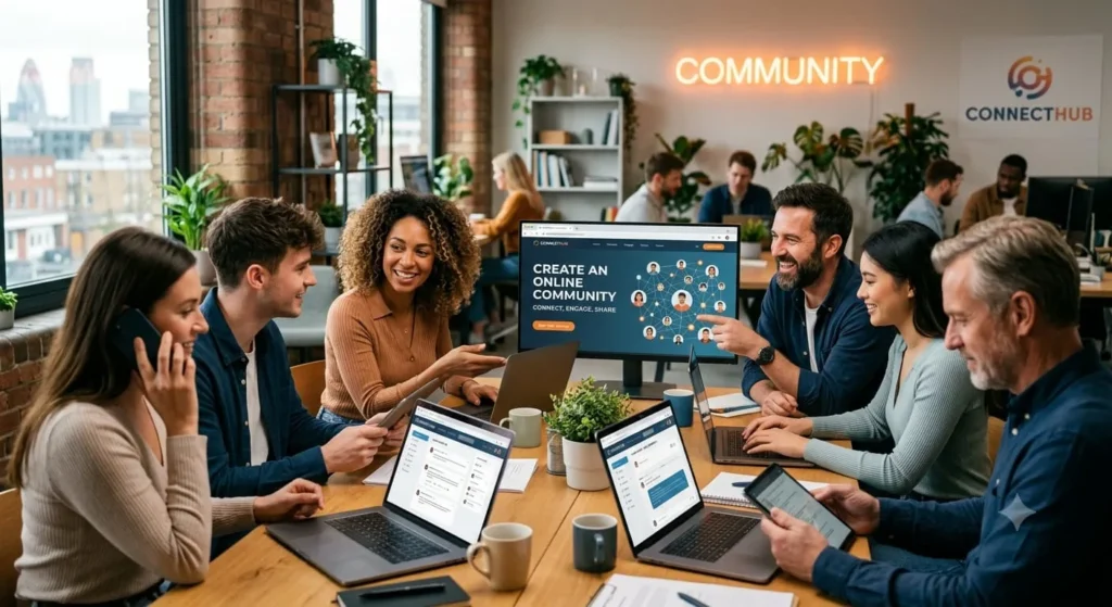 create an online community for your audience